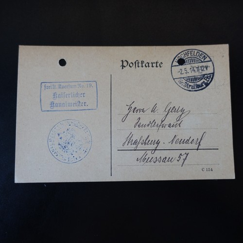 Ww1 camp hochfelden - -,
