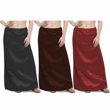 Jupon satin femme sari satin