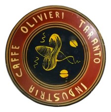 Assiette Rendresto Café Olivieri Taranto Céramique Galeone & Caretta Années 50