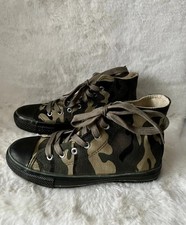 Baskets imprimées militaire kaki, beige, noir pointure 38