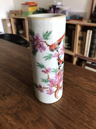 Vase rouleau porcelaine - vase, de