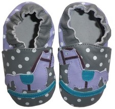 Chaussons en cuir souple