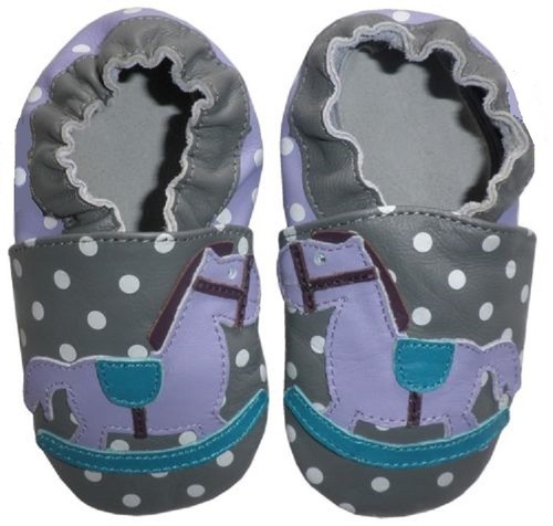 Chaussons cuir souple - chaussons,