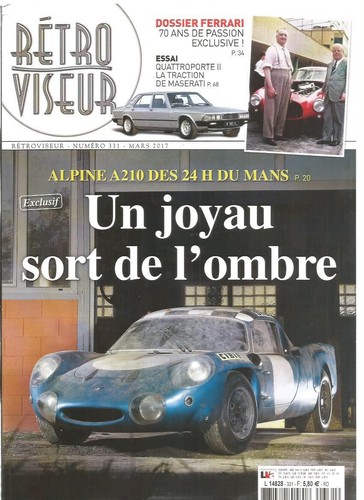 Retroviseur 331 alpine a210 - n°331,