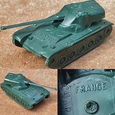 Bonux France 5,7cm Char AMX Jouet Ancien Plastique Collection Militaire Armée 