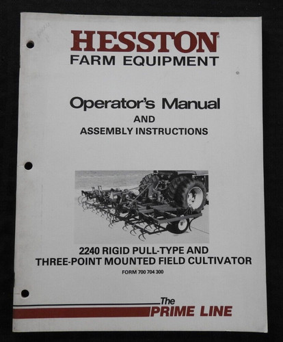 Véritable hesston 2240 rigide - hesston,