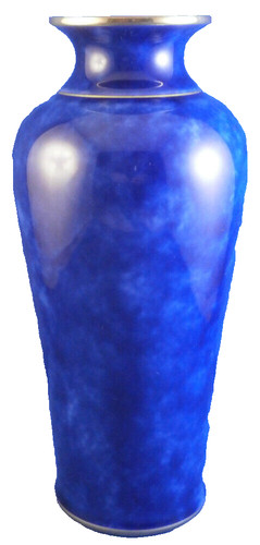 Vase porcelaine sevres bleu - porcelaine,