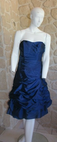 Robe cocktail bleue neuve
