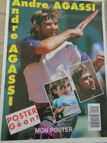 Tennis poster agassi - tennis,