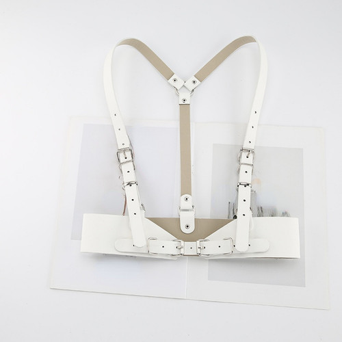 Femme simili cuir poitrine - simili,
