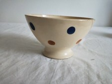 ancien bol   a pois  style