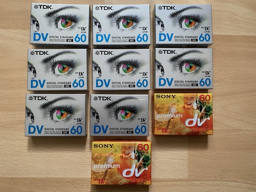 Lot cassettes mini dv - k7,
