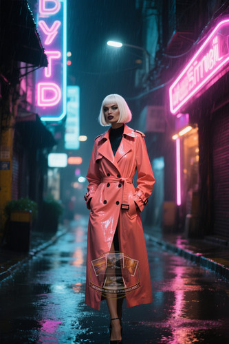 Sexy woman sleek cyberpunk - sexy,