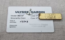 Ulysse Nardin Chronomètre De