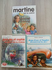3 livres BD,Jean-Lou et Sophie au bord de l'eau de Marcel Marlier 1972...