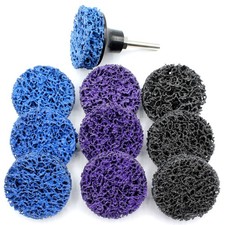 10 Pcs. Reinigungscheiben pour Roloc Disque de Dégrossissage Nettoyage Grossier