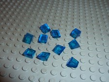 10 x LEGO TrBlue Slope Brick
