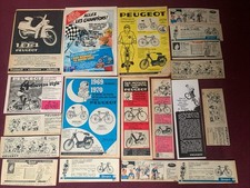 Peugeot publicités originales années 60 cycles garage terrot vélomoteur Talbot