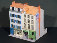 Bloc de 2 immeubles droits et