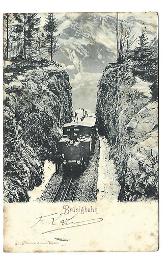 Suisse brunigbahn train xx - ,