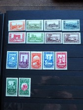 TIMBRES FRANCE COLONIES ALGERIE -YT- 15 TIMBRES NEUFS 1930 N°87 A 100 CENTENAIRE