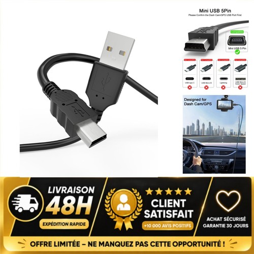 Câble usb vers mini - câble, 2.0