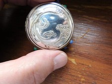 ancien porte aiguilles en argent