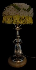 AUSTRIAN BRONZE FIGURAL LAMP