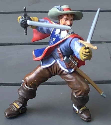 Figurine mousquetaire roi - figurine,