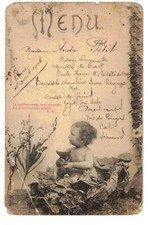 Ancien menu baptême du 6