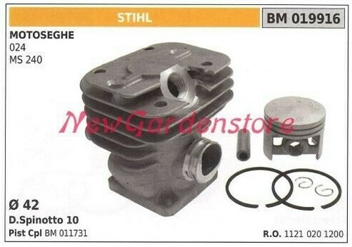 Cylindre piston segments stihl - piston,
