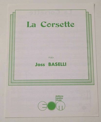 Partition sheet music joss - partition,