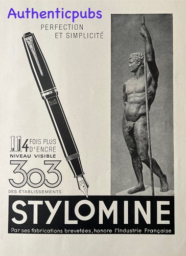 Publicite stylomine 303 stylo - stylomine,