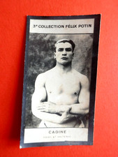 photographie authentique début XXème Félix Potin Coll. 3 CADINE  Poids  Haltères