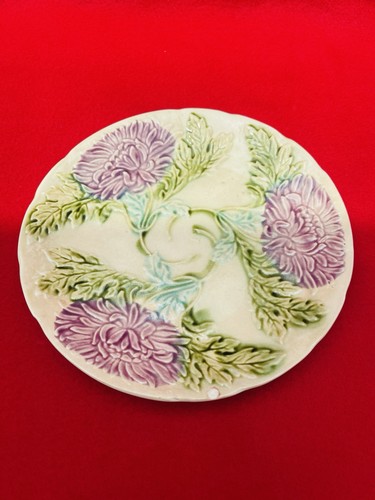 Assiette ancienne barbotine - ancienne,