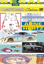 DECAL TOYOTA CELICA 2000 GT