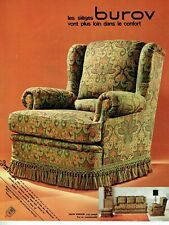 Publicité Advertising 0122  L- 1969   sièges  canapés Burov   salon Windsor