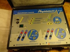 Appareil d électrothérapie 3 courants Physiomass SC23 - Mallette -complet - 90's