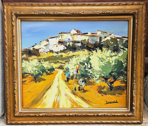 Cueillette des olives - , par