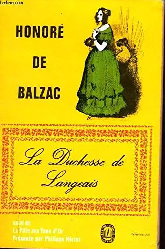 Duchesse langeais suivi - la,