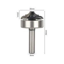 Embout routeur bois 8x30x10mm