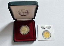 Coffret BE 2 Euro Commémorative Belgique 2014 Centenaire De La WW1 PROOF 