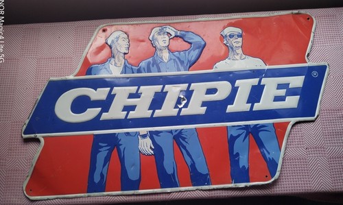 Chipie plaque émaillée - plaque,