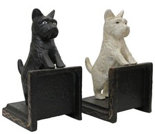 2 serre-livres schnauzer