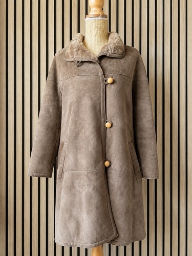 Manteau mouton retourné arpel - manteau,
