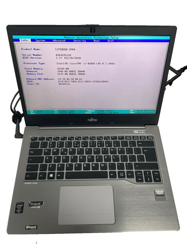 Fujitsu lifebook u904 intel - fujitsu,