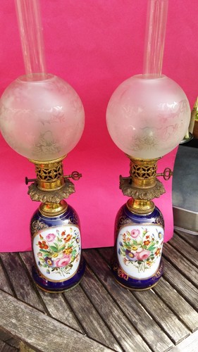 Paire lampes pétrole - paire, en
