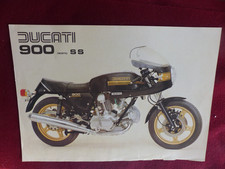 Prospectus  Moto : DUCATI 900  desmo  SS  vers 1980