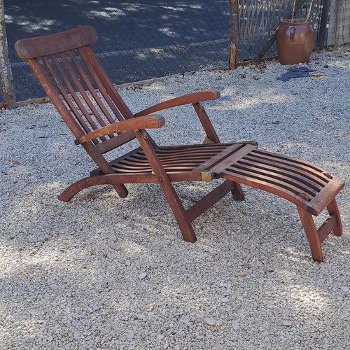 Chaises longues teck - chaises,