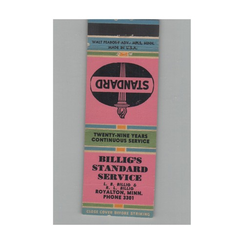 Matchbook cover billig - cover, billig's
